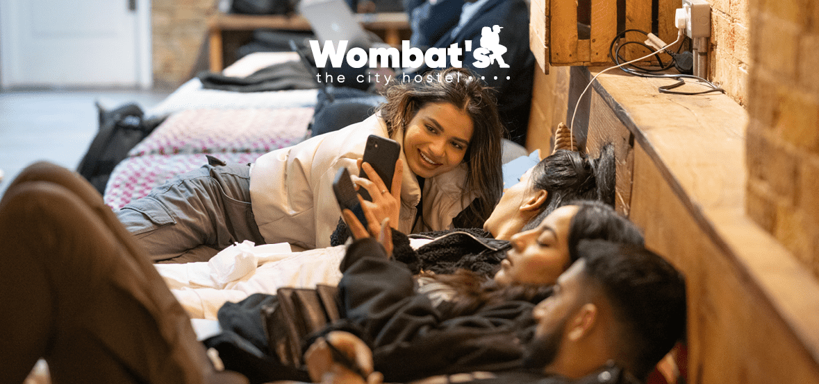 Guests at Wombat’s hostel